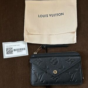 Louis Vuitton Black Empriente Black Recto Verso Keyring/Cardholder